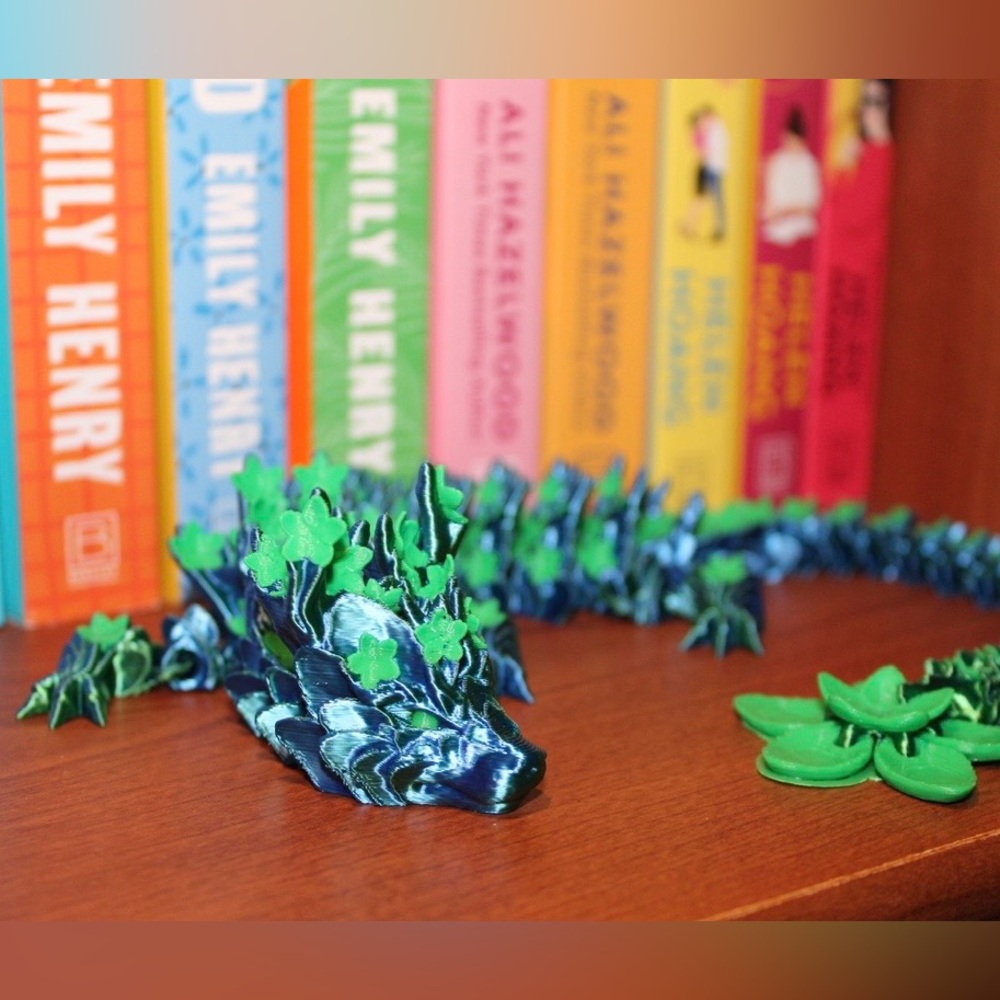 3D Printed 14” Cherry Blossom Dragon